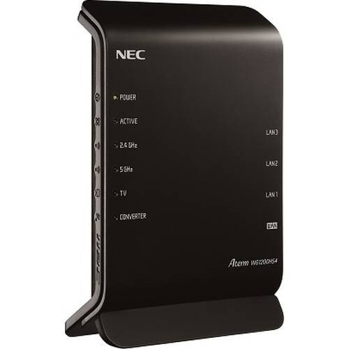 PA-WG1200HS4 [無線LAN親機 / Wi-Fi 5（11ac）対応 / 2ストリーム / 867 Mbps + 300 Mbps / Aterm シリーズ]