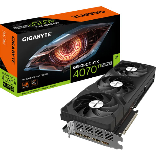 GIGABYTE ギガバイト GeForce RTX 4070 Ti SUPER WINDFORCE MAX OC 16G GV-N407TSWF3MAX OC-16GD